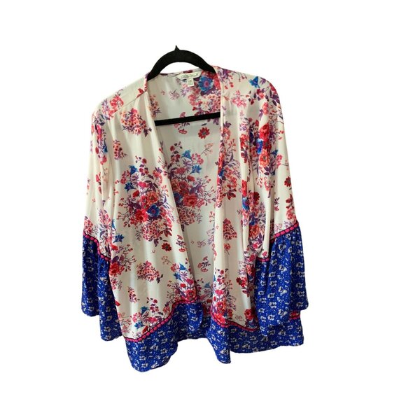 The Pioneer Womens Womens Size L XL 3/4 Sleeve Bell Sleeve Open Front Cardigan M - Picture 1 of 4